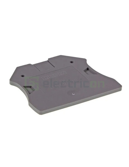 Clemă de derivație Element terminal pentru clema Phoenix Contact serie UT 6, gri, D-UT 2,5/10, Phoenix Contact, 3047028 – montaj
