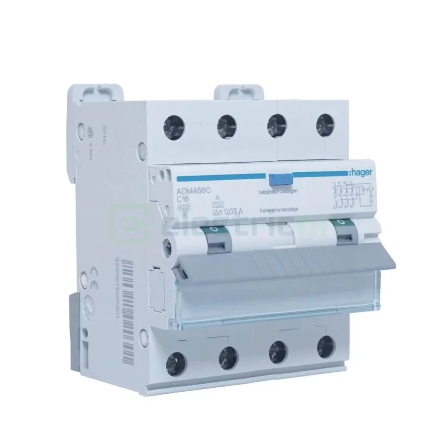 Siguranta RCBO 16A/30mA Hager - ADM466C