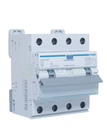 Siguranta RCBO 16A/30mA Hager - ADM466C