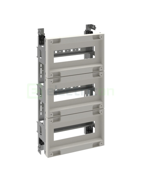 Set de rack-uri pentru tablouri Hager Orion, 3 randuri de 12 module, dimensiuni 500x300 mm, Hager, FL981A - Electricon.ro
