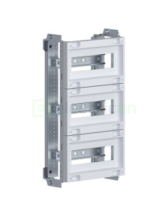 Set de rack-uri pentru tablouri Hager Orion, 3 randuri de 10 module, dimensiuni 500x300 mm, Hager, FL991A - Electricon.ro