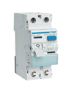 Intreruptor RCCB 63A/30mA Hager - CDS263D
