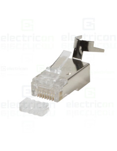 Mufa RJ45 FTP Cat.6/6A/7/7A/8, ecranata, 22-24 AWG, ghidaj max. 8 mm, Emtex, TED Electric, EMT-MP8-FTP - Electricon.ro