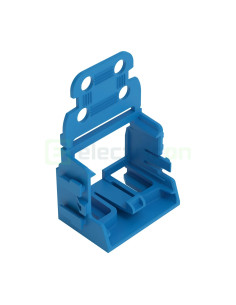 Conector Wago Suport de montare cu detensionare pentru conectori cu 10 fire,4mm,pentru montare cu surub albastru, Wago, 221-509/