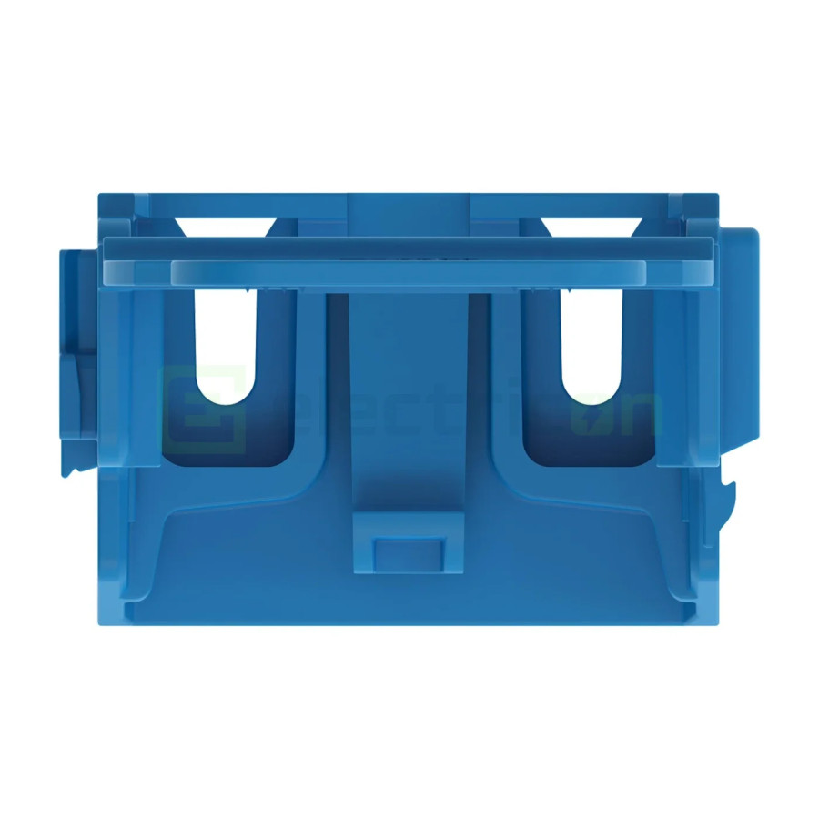 Conector Wago Suport de montare cu detensionare pentru conectori cu 10 fire,4mm,pentru montare cu surub albastru, Wago, 221-509/