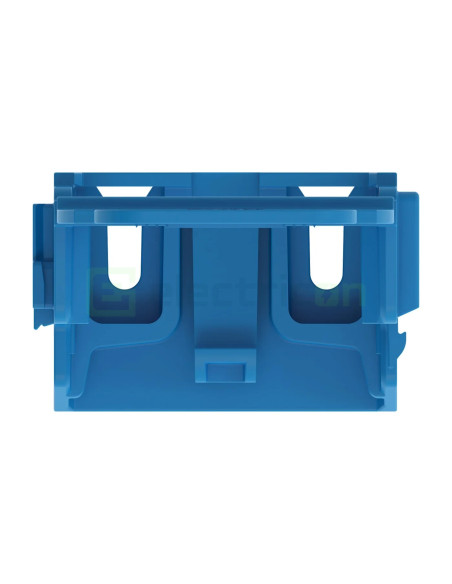 Conector Wago Suport de montare cu detensionare pentru conectori cu 10 fire,4mm,pentru montare cu surub albastru, Wago, 221-509/