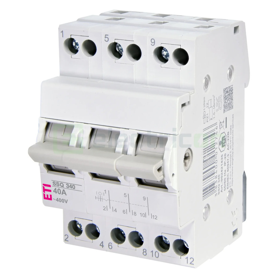 Comutator cu clapeta (separator) 1-0 -2 (ON-OFF)