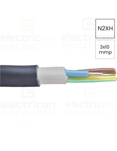 Cablu rigid N2XH 3x10 mm² - Electricon.ro