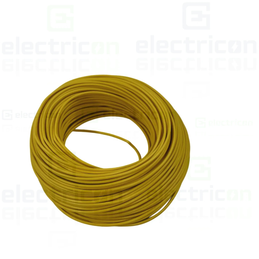 Conductor H07V-K 1x 6mm² (MYF 1x6) galben - Electricon.ro