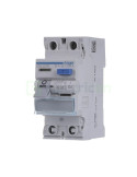 RCCB - Întrerupător diferențial - tip A 25A 30mA 10kA 1P+N 2M QuickConnect Hager CDS225D