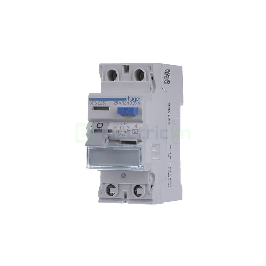 Intreruptor RCCB 25A/30mA Hager - CDS225D