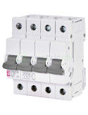 MCB - Siguranță automată - disjunctor - curba C 20A 6kA 3P+N 4M ETIMAT P6 ETI 001900431