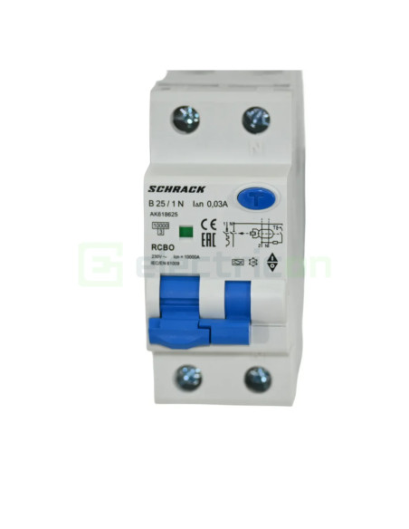 Intreruptor diferential 25A Schrack 1P+N