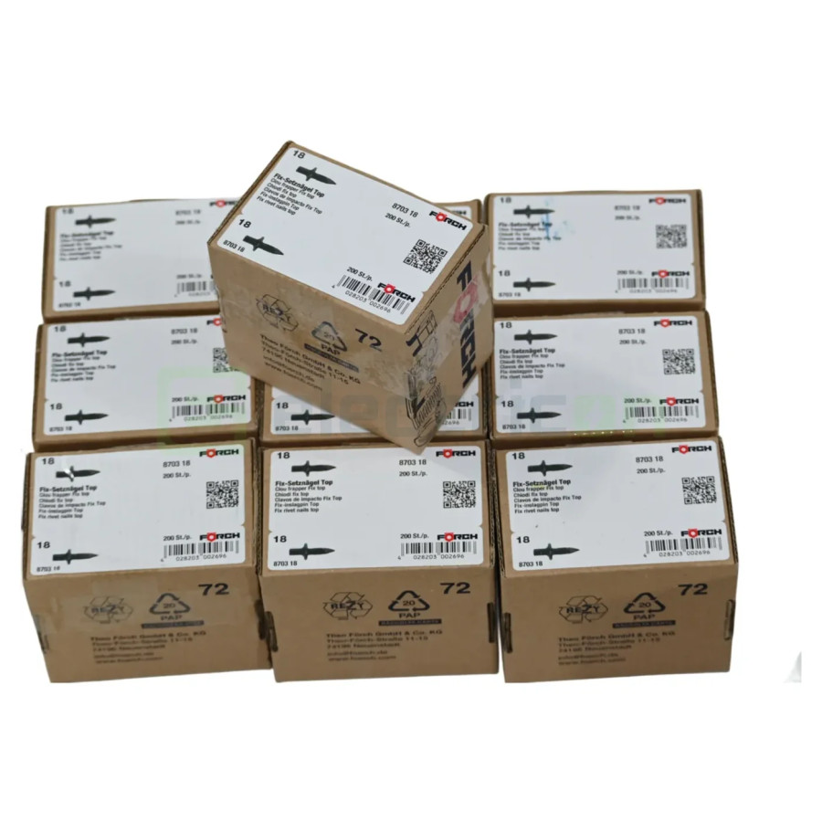 Pachet montaj instalatii electrice, banda+cuie+ciocan+dorn, Forch