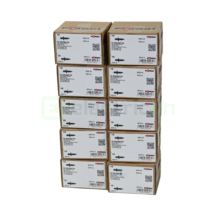 Pachet montaj instalatii electrice, banda+cuie+ciocan+dorn, Forch