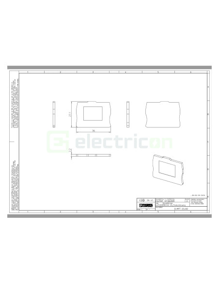 Clemă de derivație Element terminal pentru clema Phoenix Contact serie MPT pe partea dreapta, D-MPT 2.5-RZ, Phoenix Contact, 324
