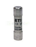 Siguranță fuzibilă - 10x38mm gG 1A/500VAC - ETI 002651012