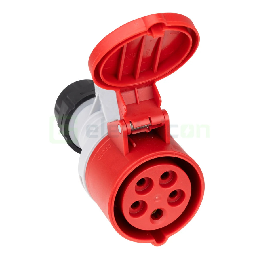 Priză, CEE mobil, 5 poli, 16A, 400V, IP44, Schrack, YY724516