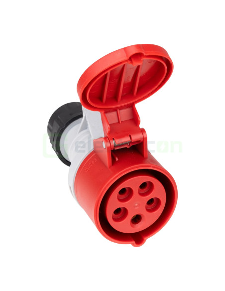 Priză, CEE mobil, 5 poli, 16A, 400V, IP44, Schrack, YY724516