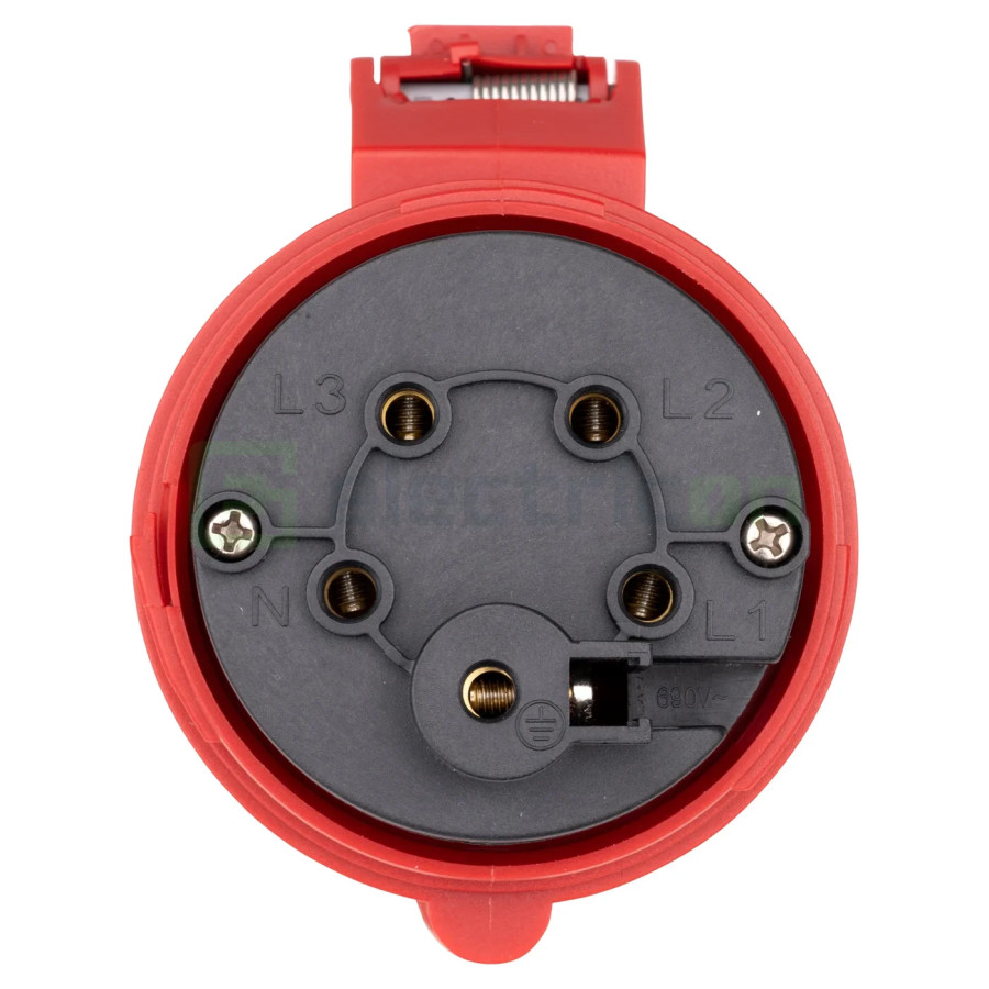 Priză, CEE mobil, 5 poli, 32A, 400V, IP44, Schrack, YY724532