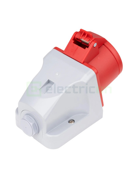 Priza industriala, CEE, 5 poli, 16A, 400V, IP44, Schrack, YY764516