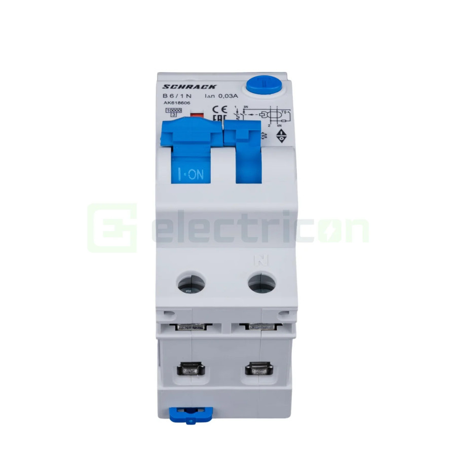 Intreruptor diferential 6A Schrack 1P+N