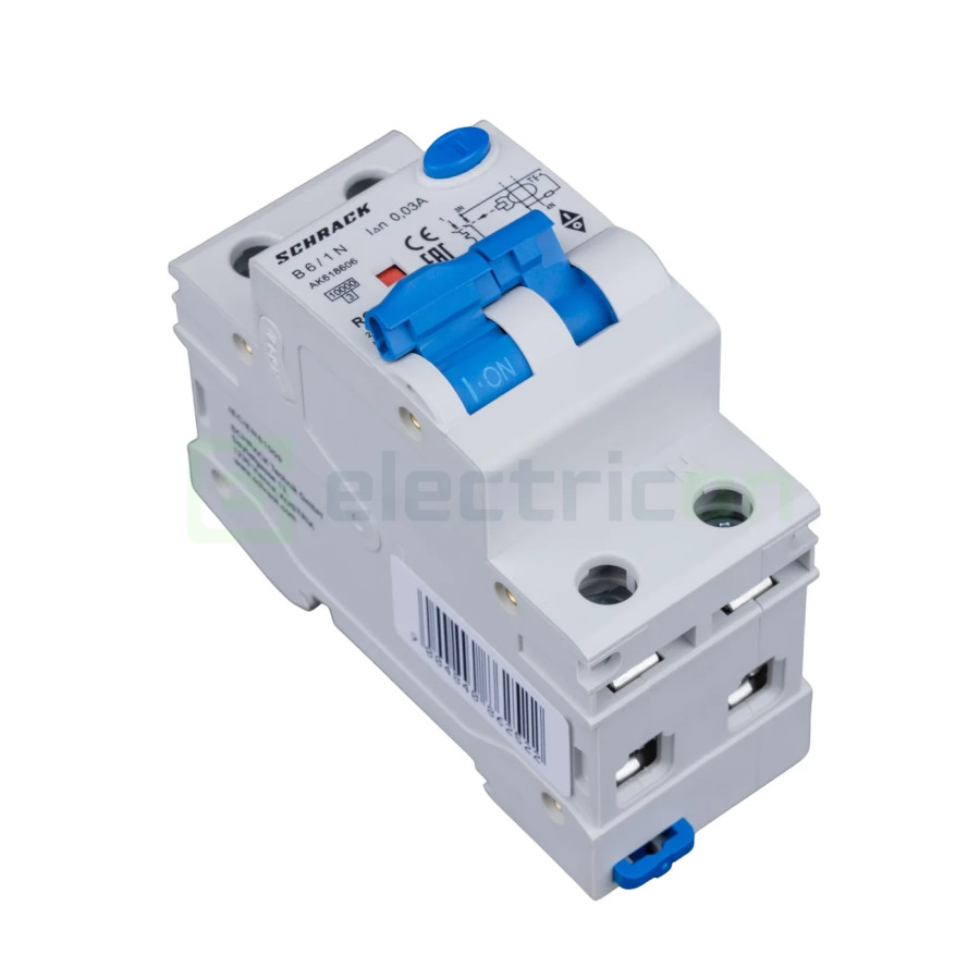 Intreruptor diferential 6A Schrack 1P+N