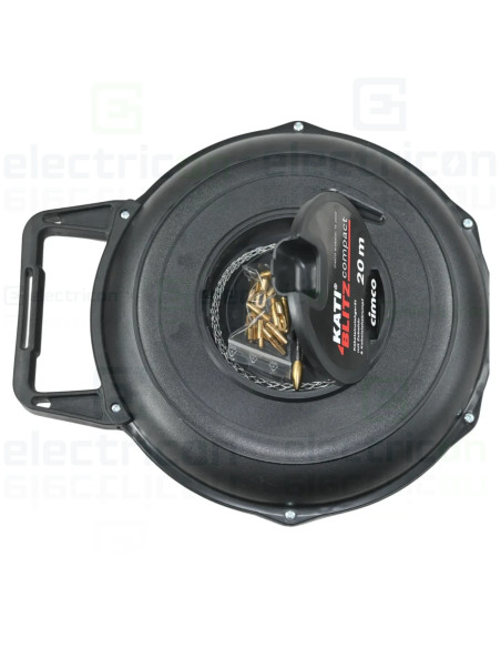 Kit Sonda de tragere cablu, 20 metri, cu benzi de fibra de sticla, Cimco, 14 2020 - Electricon.ro