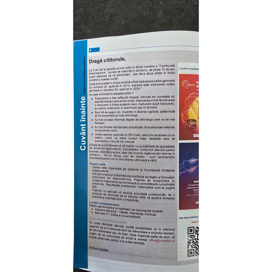 Manualul Electricianului (varianta 2025) , Editura Xmeditor, varianta fizică - Electricon.ro