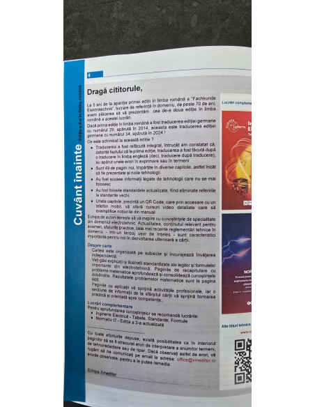 Manualul Electricianului (varianta 2025) , Editura Xmeditor, varianta fizică - Electricon.ro