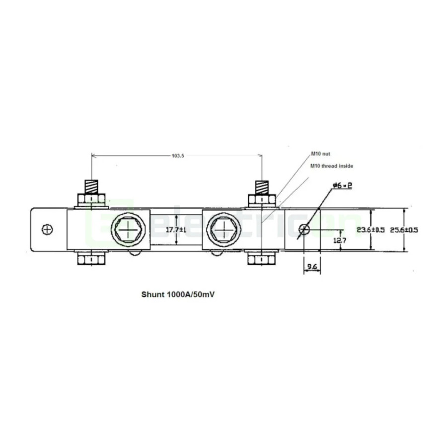 Shunt 1000A 50mV