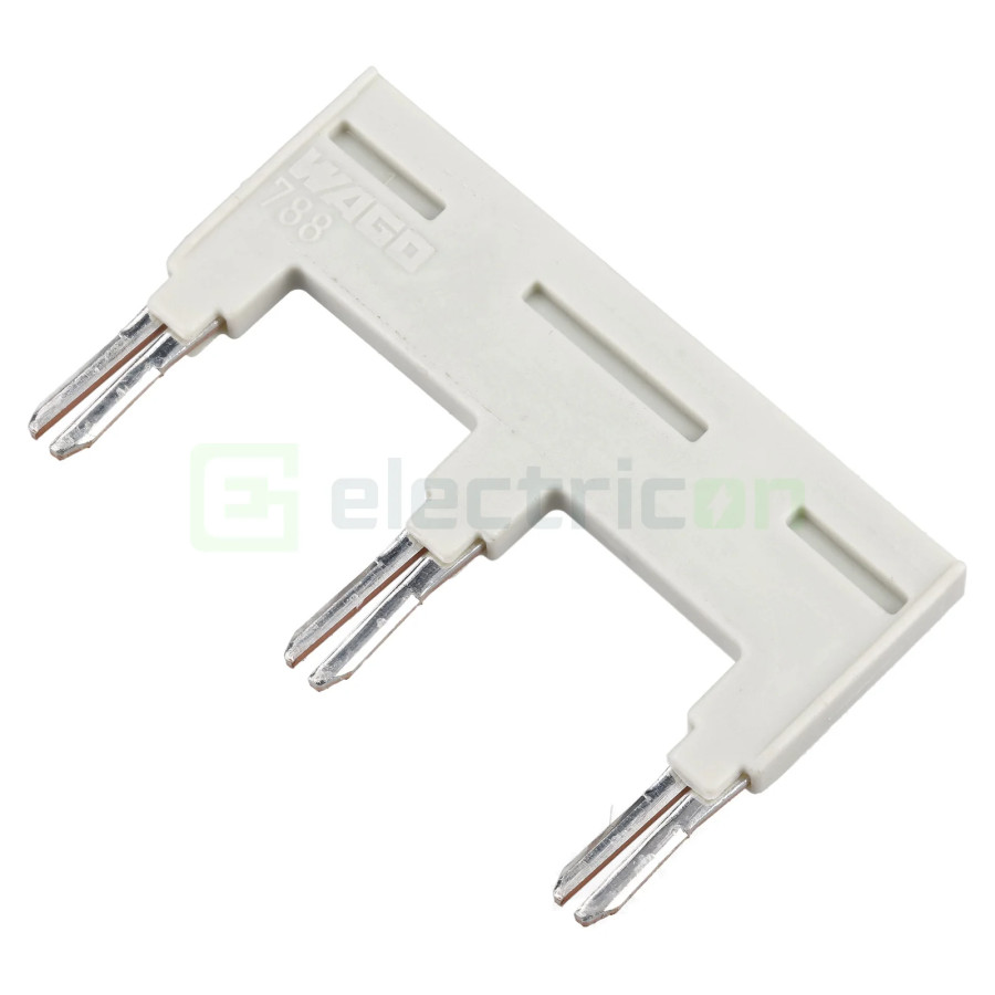 Conector Wago Jumper 3 cai, izolat, gri, Wago, 788-114 – montaj rapid și sigur în aplicații electrice diverse