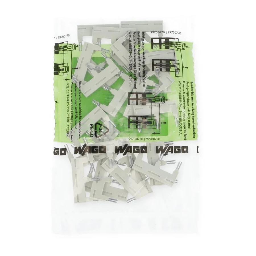 Conector Wago Jumper 3 cai, izolat, gri, Wago, 788-114 – montaj rapid și sigur în aplicații electrice diverse