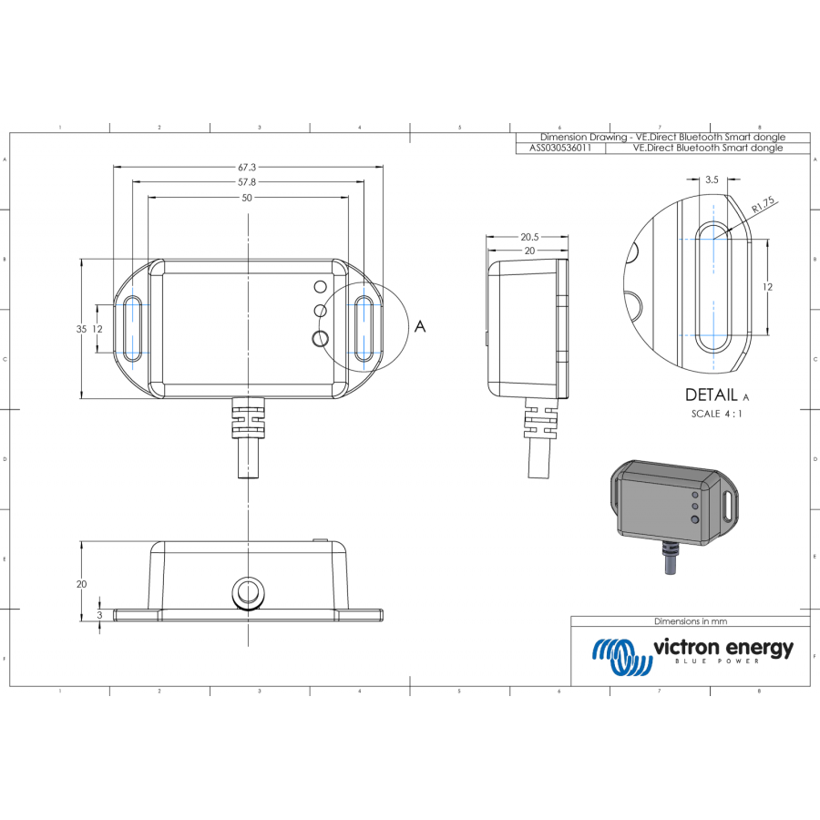 VE.Direct Bluetooth Smart dongle