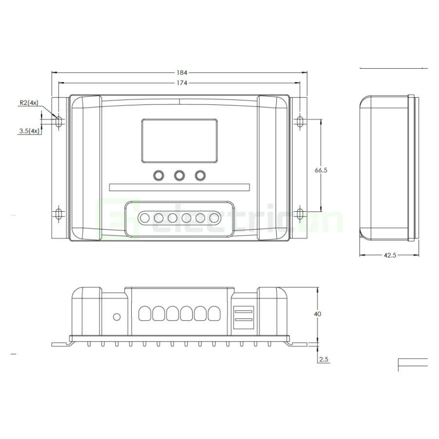 BlueSolar PWM DUO 12 24V-20A