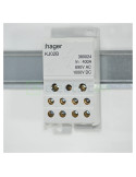 Bloc de distribuție - Distribuitor - 1P 400A 12 conexiuni 185mm² - Hager KJ02B