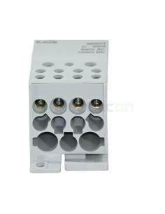 Bloc distribuție 185mm² Bloc distribuție terminal, 1P, 400A, 1x185mm²+2x35mm²+5x16mm²+4x1,5-10 mm² lățime 45mm, Hager,  KJ02B –  2