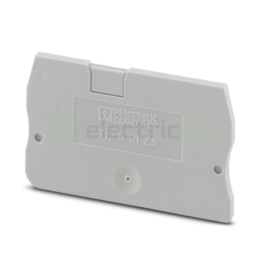 Clemă de derivație Element terminal pentru cleme șir Phoenix Contact XT 1,5/2,5. D-XT 1,5/2,5, 1343141 – montaj rapid și sigur î