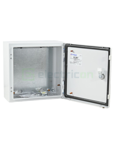 Dulap metalic cu contrapanou și ușă, IP66, 300x300x150 mm, Schrack, WSA3030150 - Electricon.ro