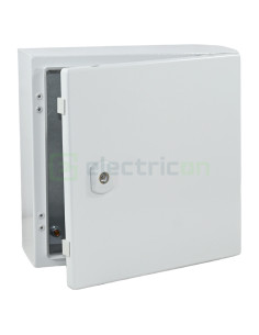 Dulap metalic cu contrapanou și ușă, IP66, 300x300x150 mm, Schrack, WSA3030150 - Electricon.ro 2