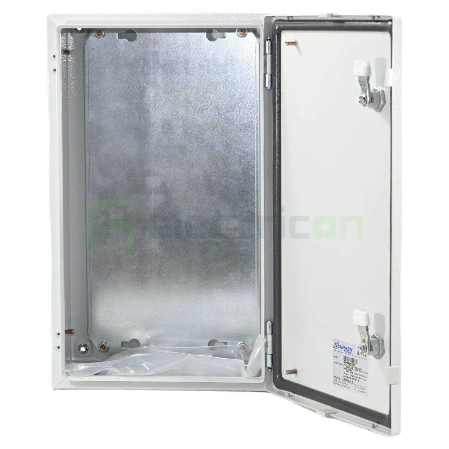 Dulap metalic cu contrapanou și ușă, IP66, 500x300x210 mm, Schrack, WSA5030210 - Electricon.ro
