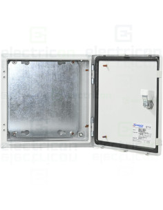 Dulap metalic cu contrapanou și ușă, IP66, 300x300x210 mm, Schrack, WSA3030210 - Electricon.ro