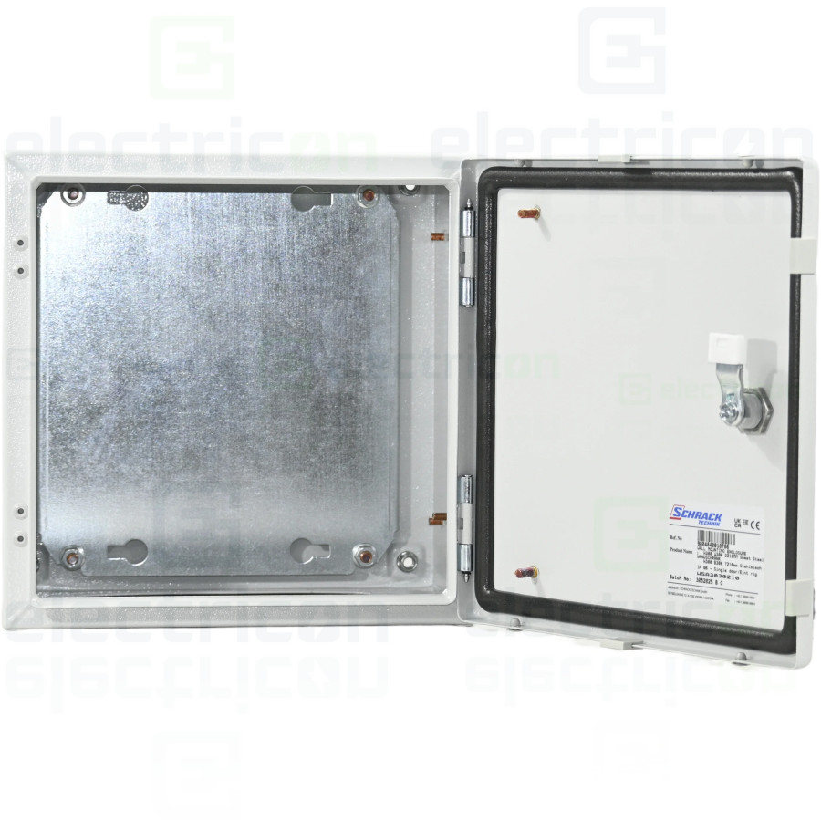 Dulap metalic cu contrapanou și ușă, IP66, 300x300x210 mm, Schrack, WSA3030210 - Electricon.ro