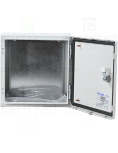 Dulap metalic cu contrapanou și ușă, IP66, 300x300x210 mm, Schrack, WSA3030210 - Electricon.ro 2