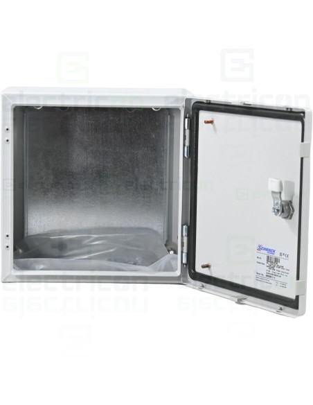 Dulap metalic cu contrapanou și ușă, IP66, 300x300x210 mm, Schrack, WSA3030210 - Electricon.ro