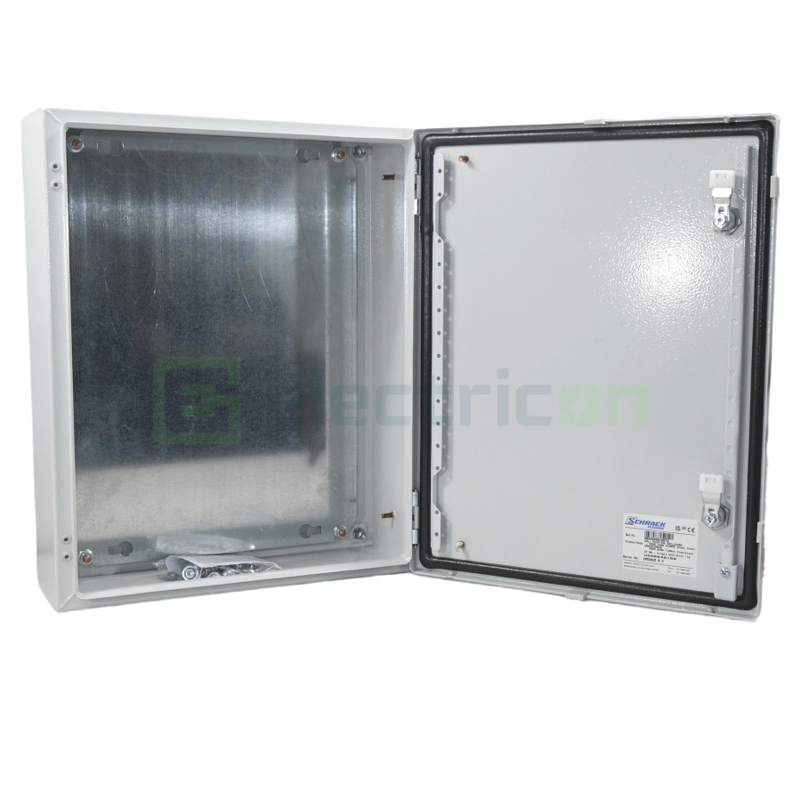 Dulap metalic cu contrapanou și ușă, IP66, 500x400x150 mm, Schrack, WSA5040150 - Electricon.ro
