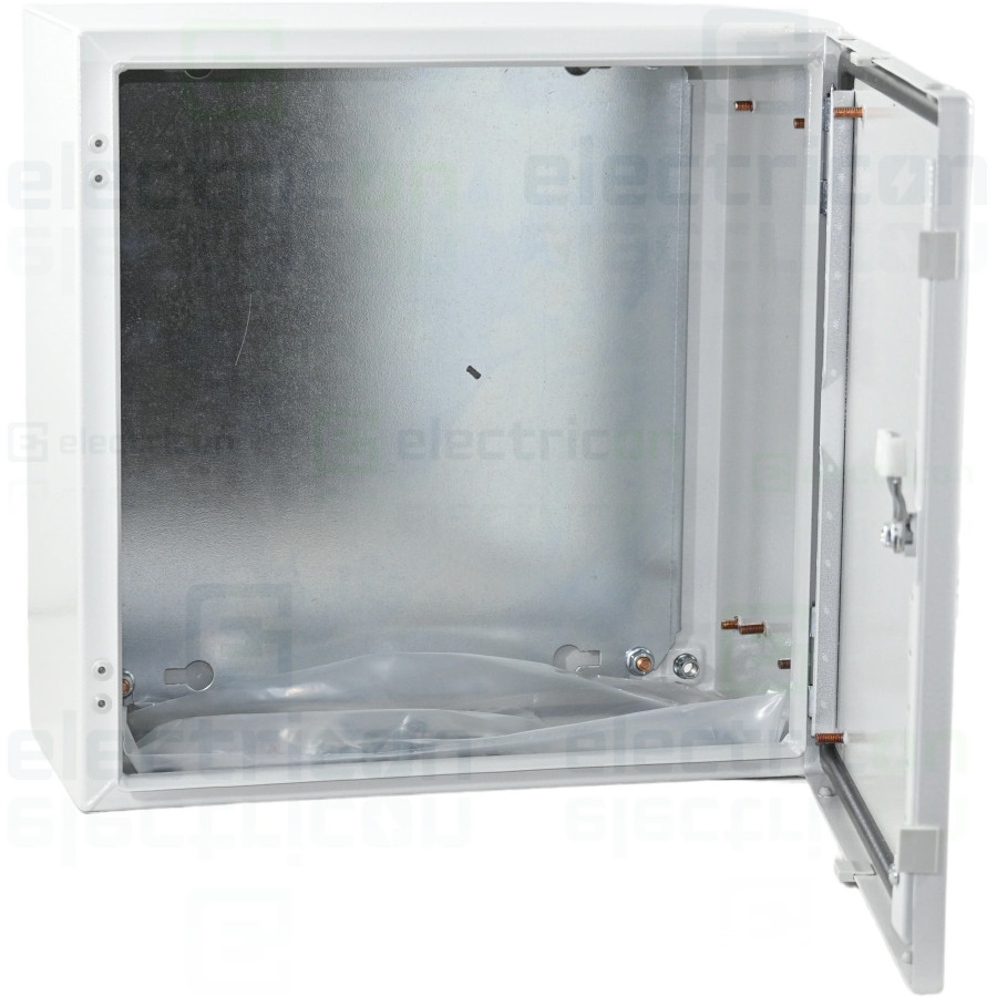 Dulap metalic cu contrapanou și ușă, IP66, 400x400x210 mm, Schrack, WSA4040210 - Electricon.ro