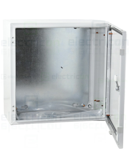 Dulap metalic cu contrapanou și ușă, IP66, 400x400x210 mm, Schrack, WSA4040210 - Electricon.ro