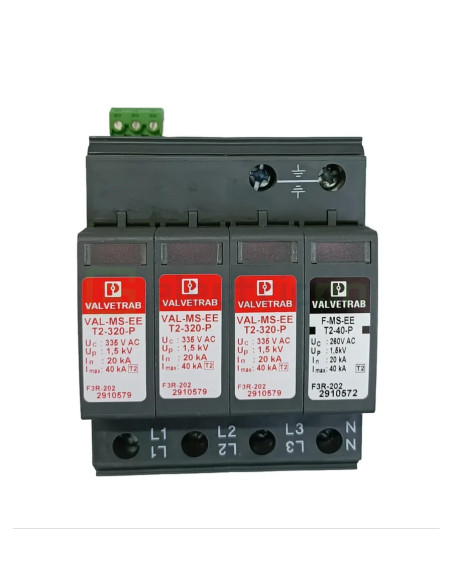 Descarcator supratensiune 3P T2 ETI 2910574 - Electricon.ro