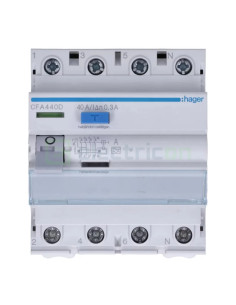 Intreruptor RCCB 40A/300mA Hager - CFA440D 2